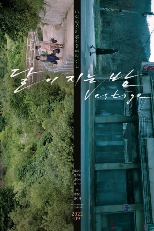 달이 지는 밤のポスター