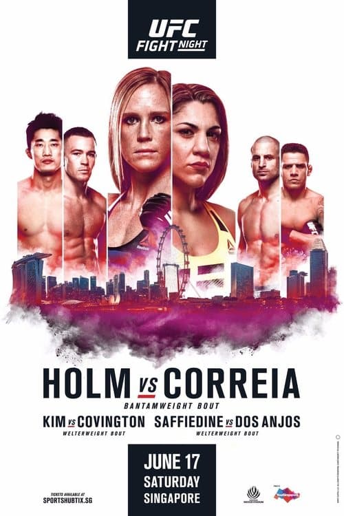 UFC Fight Night 111: Holm vs. Correiaのポスター
