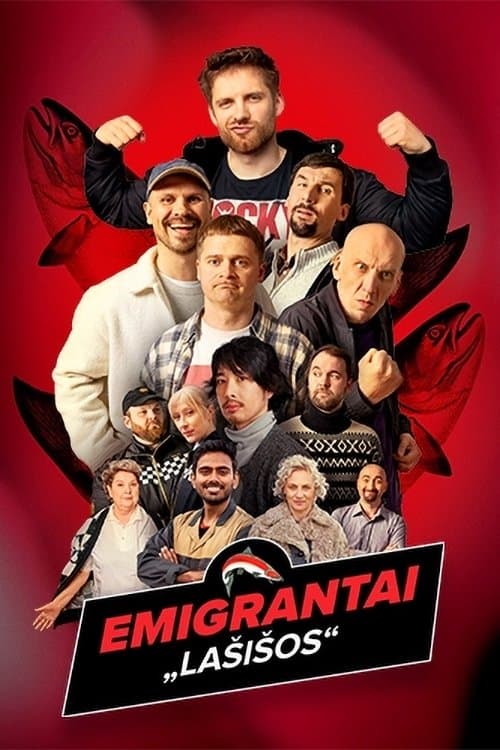 Emigrantai. Lašišosのポスター