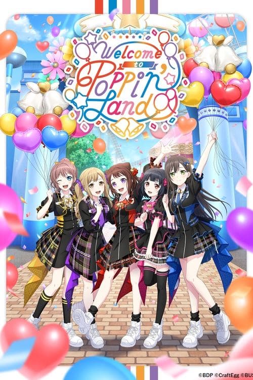 BanG Dream! 12th☆LIVE DAY1:Welcome to Poppin'Landのポスター