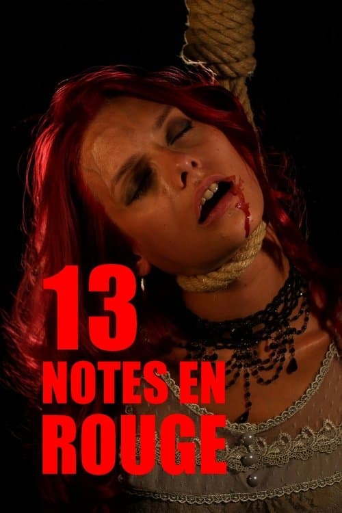 13 notes en rougeのポスター