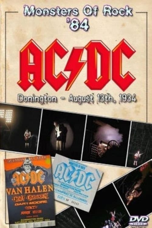 AC/DC: Donington Park 18 August 1984のポスター