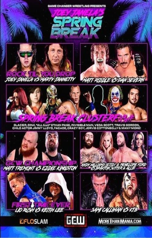 GCW: Joey Janela's Spring Breakのポスター