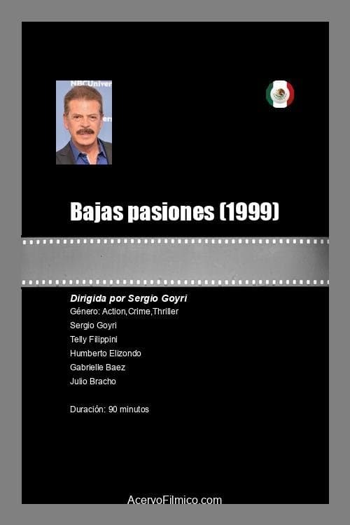 Bajas pasionesのポスター