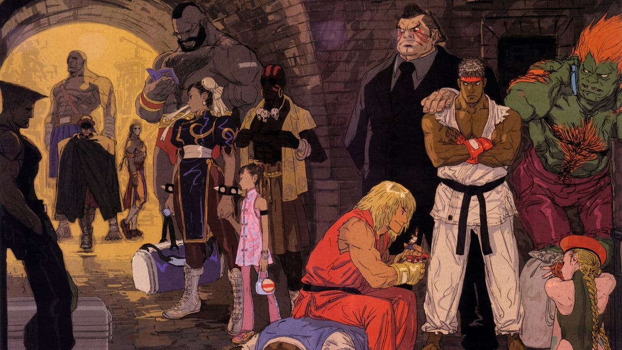 STREET FIGHTER SAGA 格闘武眞傳の背景画像