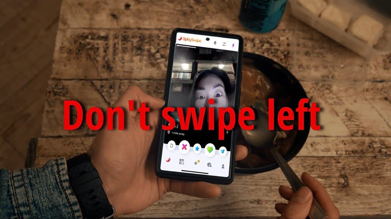 Don't swipe left - One Minute Short Filmの背景画像