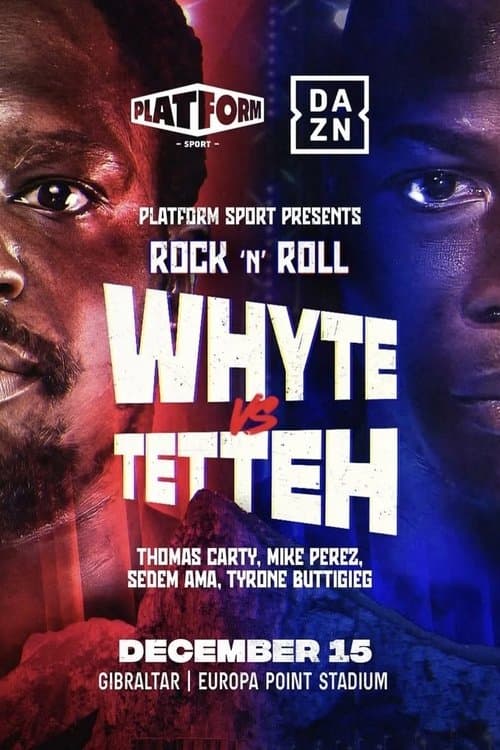 Dillian Whyte vs. Ebenezer Tettehのポスター