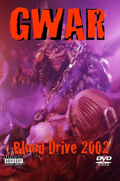 GWAR: Blood drive 2002のポスター
