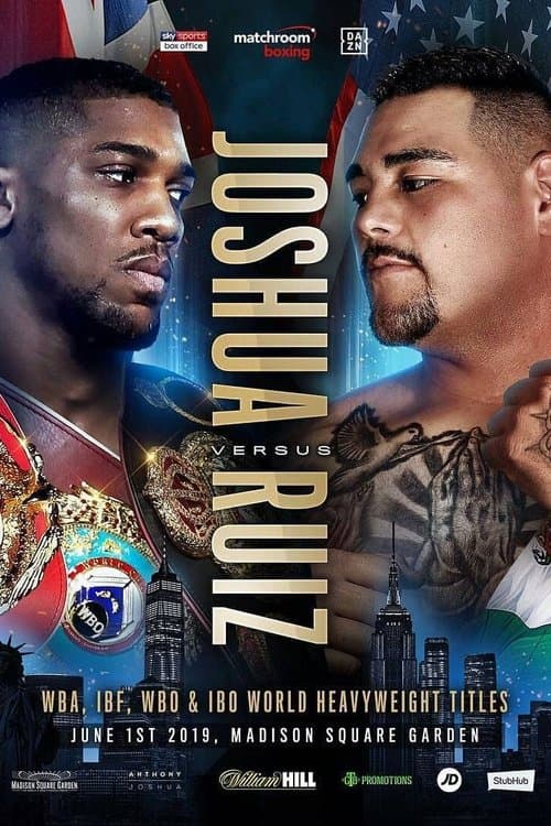 Anthony Joshua vs. Andy Ruiz Jr.のポスター