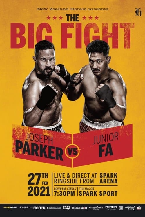Joseph Parker vs. Junior Faのポスター