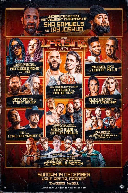 RevPro Uprising 2025のポスター