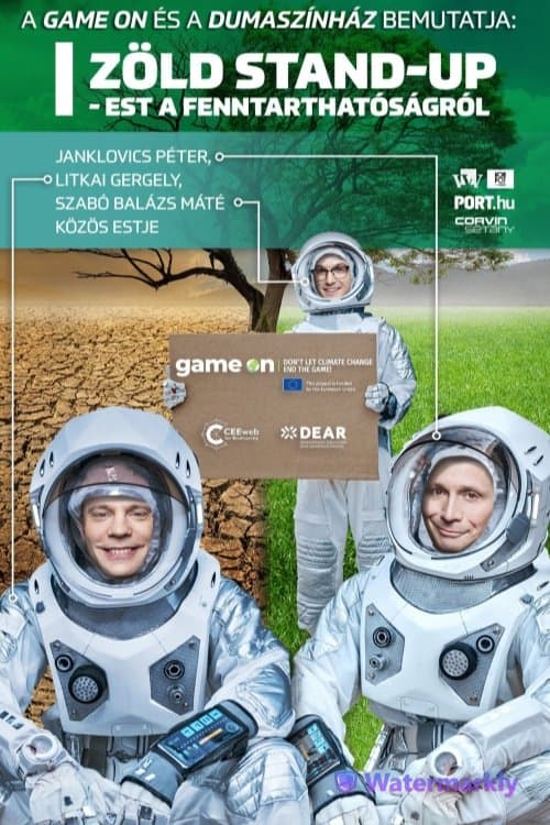 Zöld Stand-Up – Est a fenntarthatóságrólのポスター