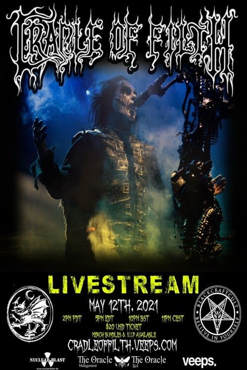 Cradle of Filth - Livestreamのポスター
