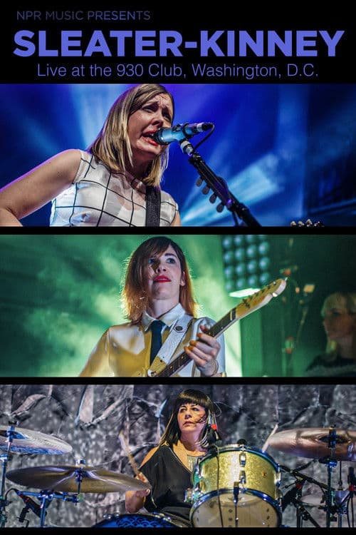 Sleater-Kinney Live in DCのポスター