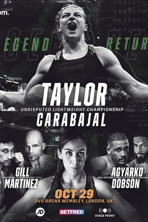 Katie Taylor vs. Karen Elizabeth Carabajalのポスター