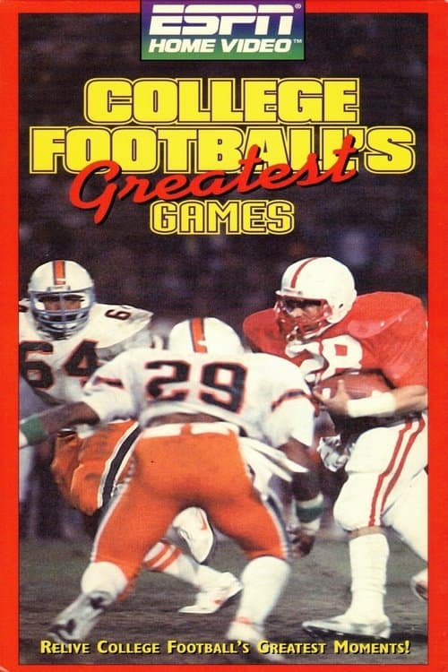 College Football's Greatest Gamesのポスター