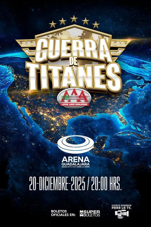 AAA Guerra de Titanesのポスター