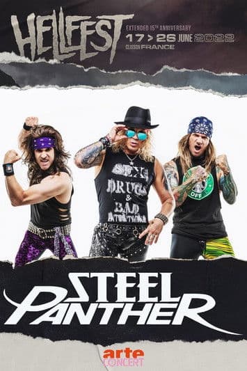 Steel Panther - Hellfest 2022のポスター