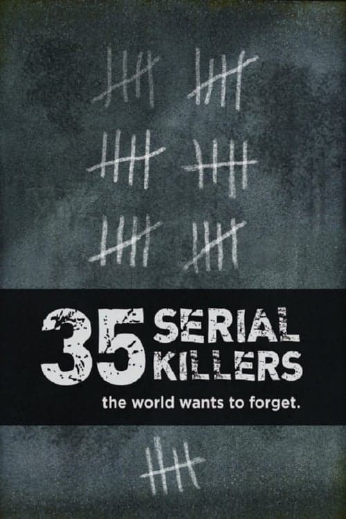 35 Serial Killers the World Wants to Forgetのポスター