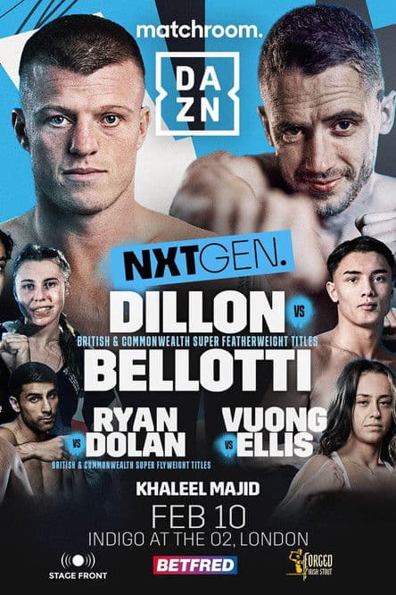Liam Dillon vs. Reece Bellottiのポスター