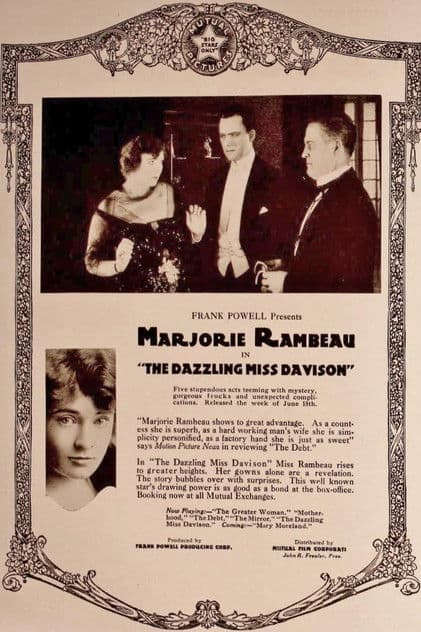 The Dazzling Miss Davisonのポスター