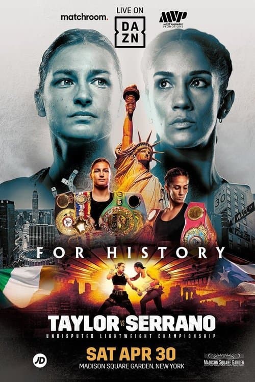 Katie Taylor vs. Amanda Serranoのポスター