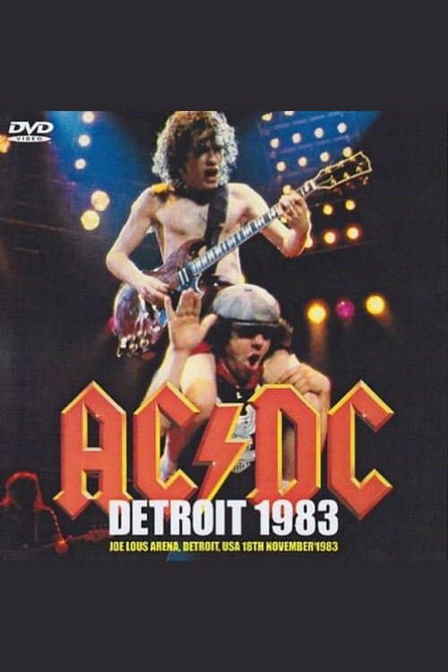 AC/DC Joe Louis Arena Detroit USA November 18 1983のポスター