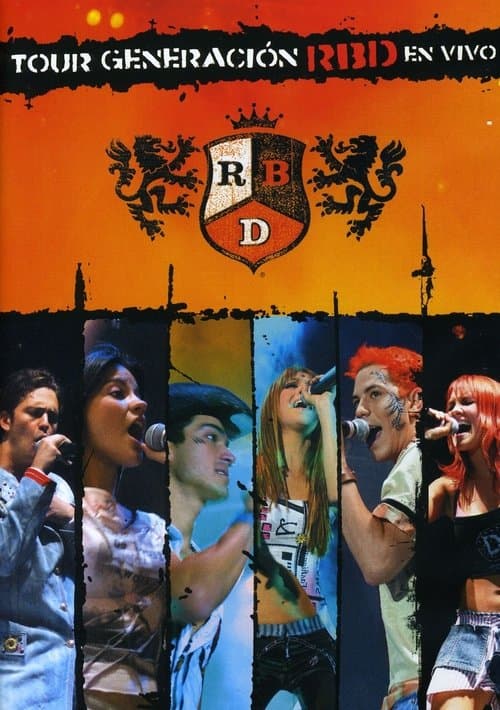 Tour Generación RBD En Vivoのポスター