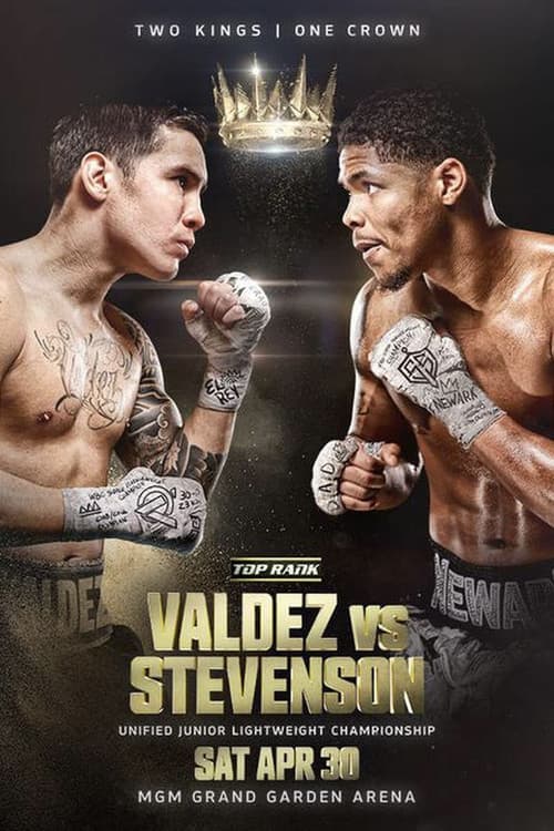 Oscar Valdez vs. Shakur Stevensonのポスター