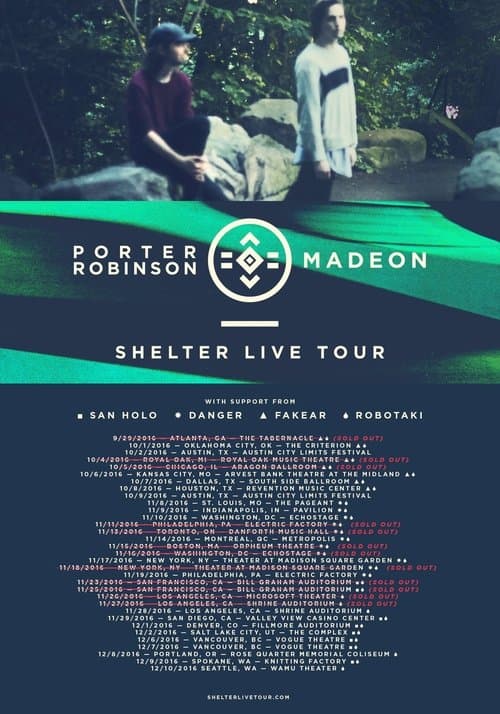 Porter Robinson & Madeon - Shelter: The Movieのポスター