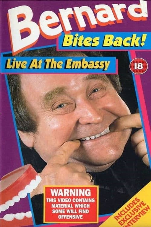 Bernard Manning Bites Back! - Live At The Embassyのポスター