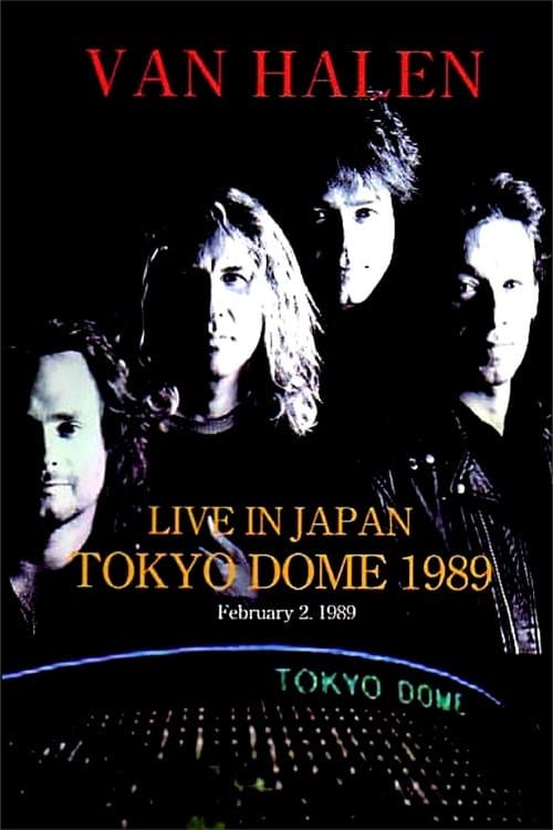 Van Halen : Live In Japan Tokyo Dome 1989のポスター